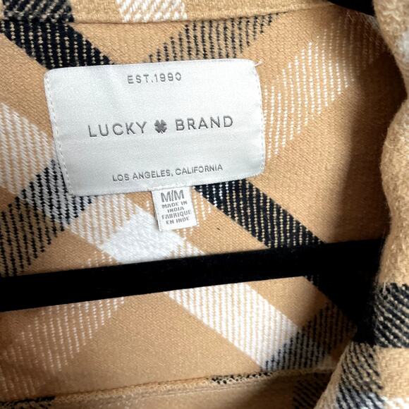 Lucky Brand Oversized Plaid Shacket - Women's Medium - Picture 3 of 5